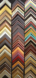 Custom framing samples